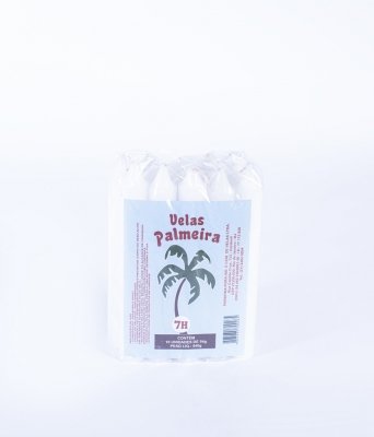 Pacote 7h com 10 velas (Branca)